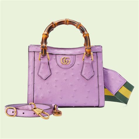 gucci diana bag ostrich|Gucci Diana mini ostrich tote bag.